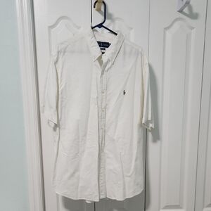 Polo Ralph Lauren Men's Cream Button-Down Shirt